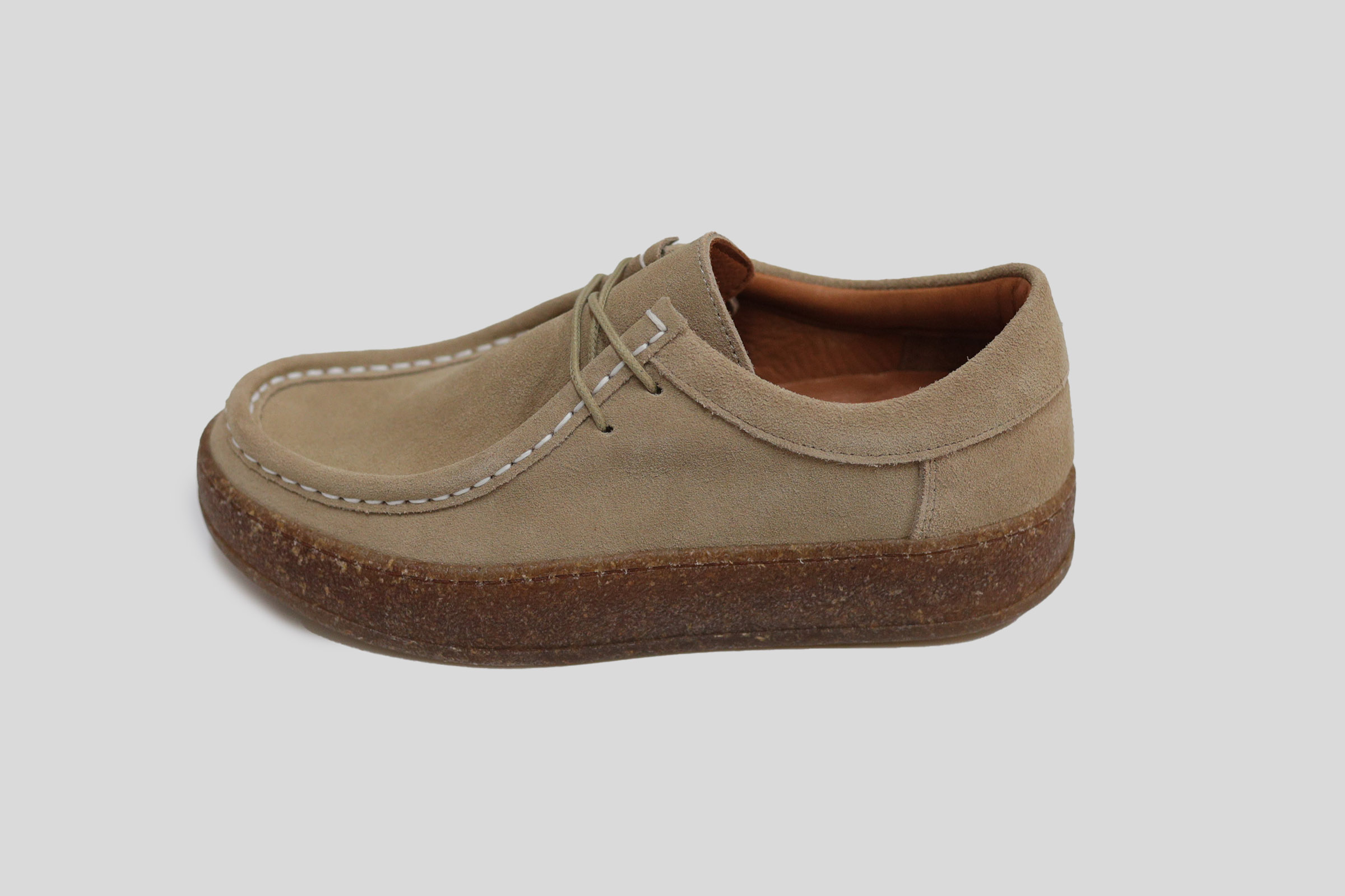 SAFE STEP 100 BEIGE Ελληνικά Δερμάτινα Παπούτσια